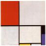 Piet Mondrian, Composition avec 
rouge, jaune et bleu, 1928